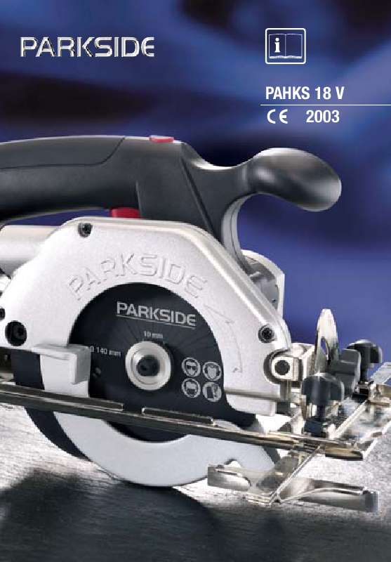 Guide utilisation  PARKSIDE PAHKS 18V  de la marque PARKSIDE