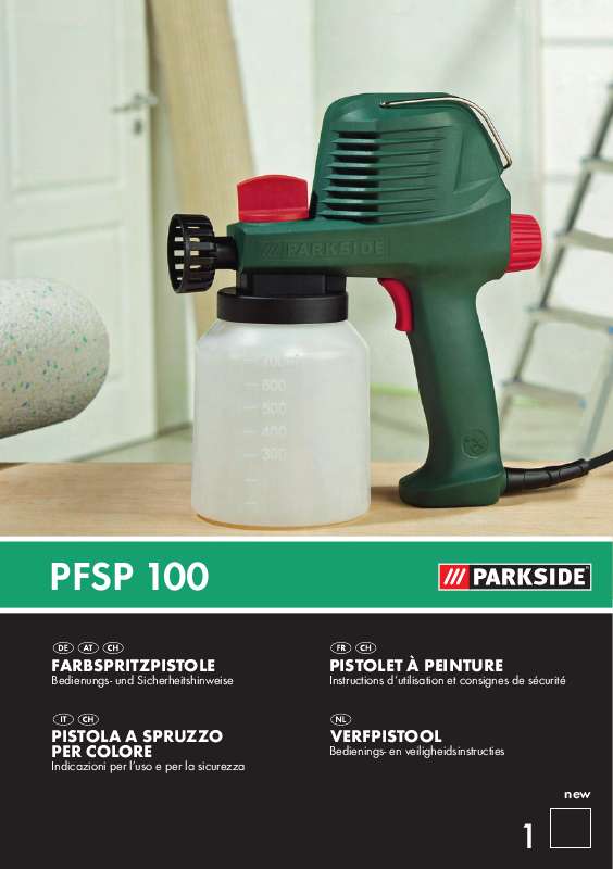 Guide utilisation  PARKSIDE PFSP 100  de la marque PARKSIDE