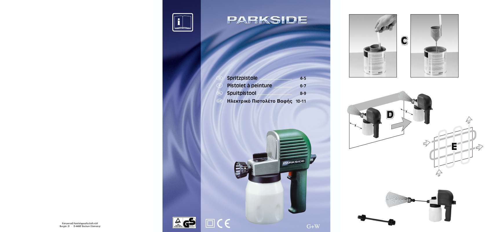Guide utilisation  PARKSIDE PFSPS 150  de la marque PARKSIDE
