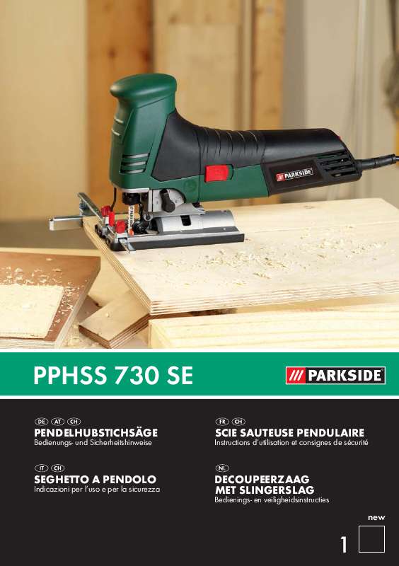 Guide utilisation  PARKSIDE PPHSS 730 SE  de la marque PARKSIDE