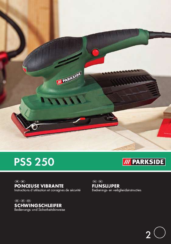 Guide utilisation  PARKSIDE PSS 250  de la marque PARKSIDE