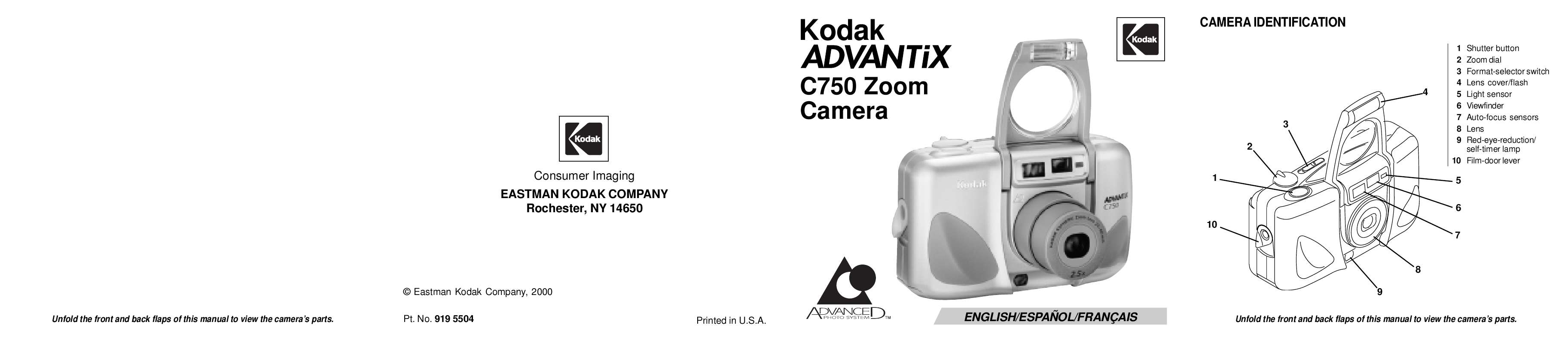 Guide utilisation KODAK ADVANTIX C750  de la marque KODAK