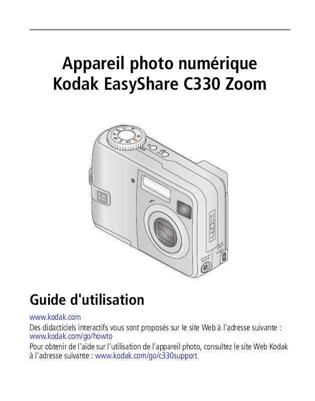 Guide utilisation KODAK C330  de la marque KODAK