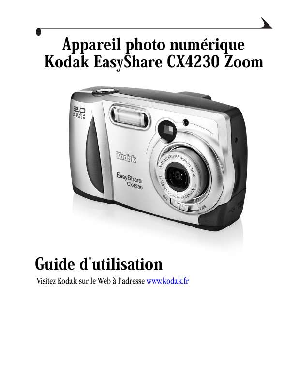 Guide utilisation KODAK CX4230  de la marque KODAK