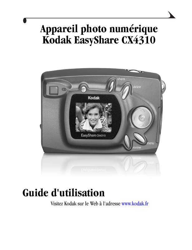 Guide utilisation KODAK CX4310  de la marque KODAK