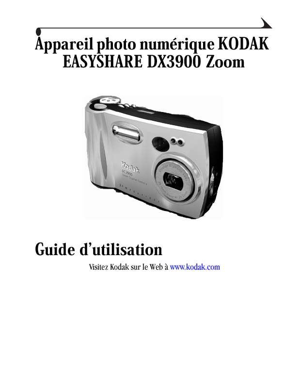 Guide utilisation KODAK DX3900  de la marque KODAK