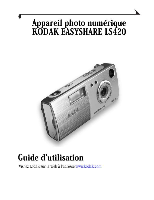Guide utilisation KODAK EASYSHARE LS420  de la marque KODAK