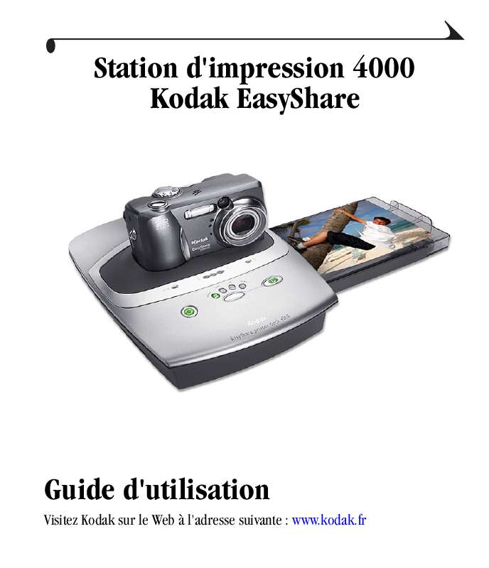 Guide utilisation KODAK PRINTER DOCK 4000  de la marque KODAK