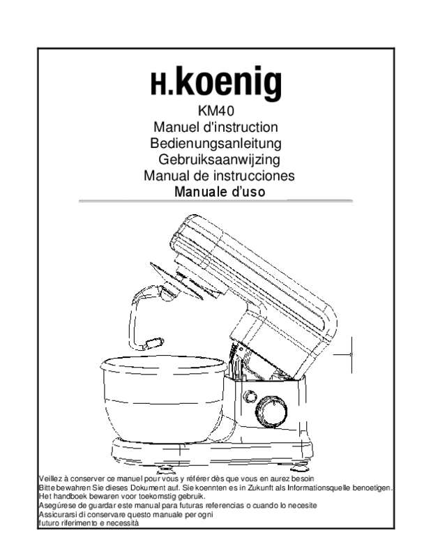 Guide utilisation KOENIG KM42 de la marque KOENIG