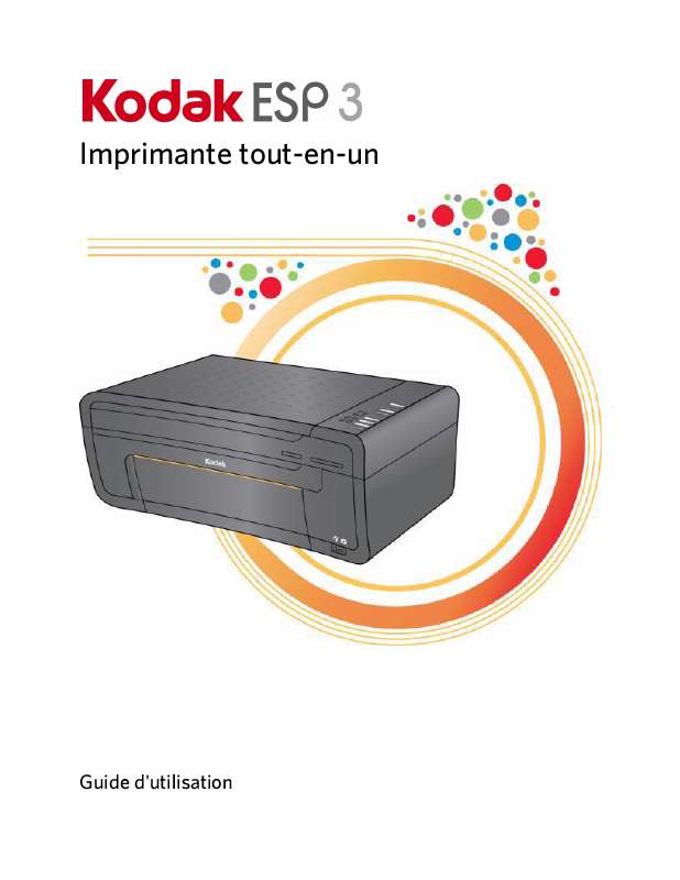 Guide utilisation KODAK ESP 3  de la marque KODAK