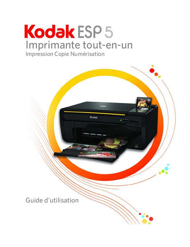 Guide utilisation KODAK ESP 5  de la marque KODAK