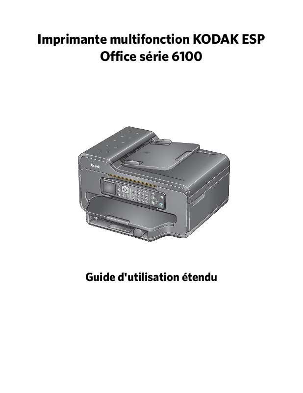 Guide utilisation KODAK ESP 6100  de la marque KODAK