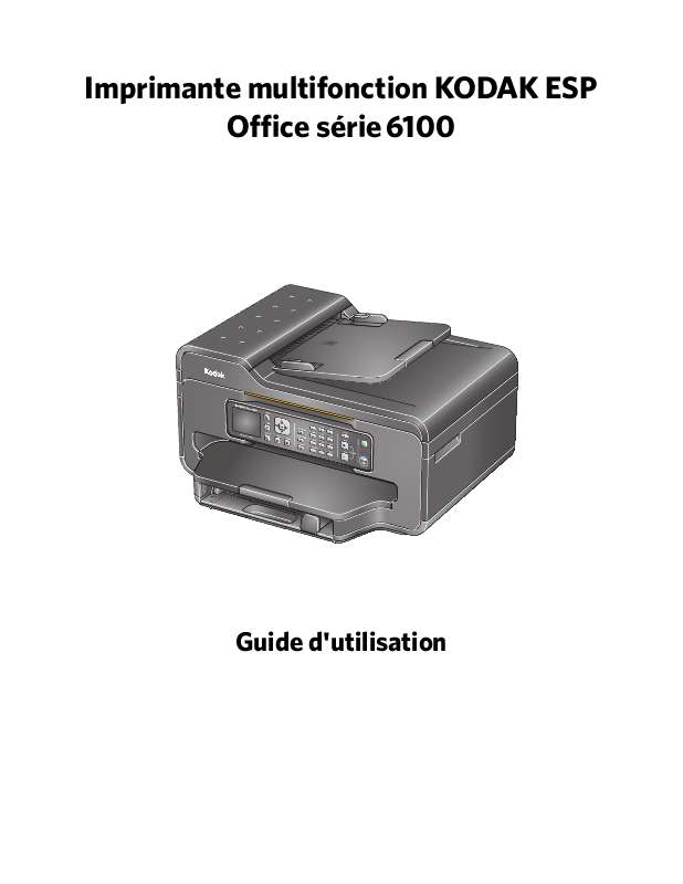 Guide utilisation KODAK ESP6100  de la marque KODAK