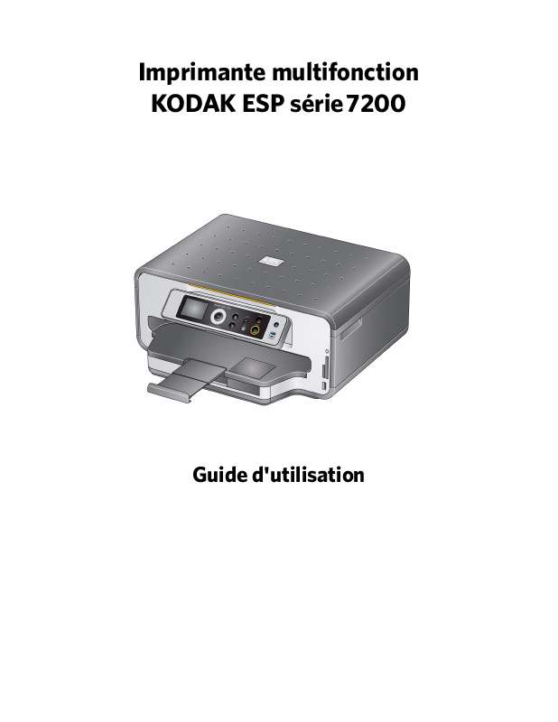 Guide utilisation KODAK ESP7200  de la marque KODAK