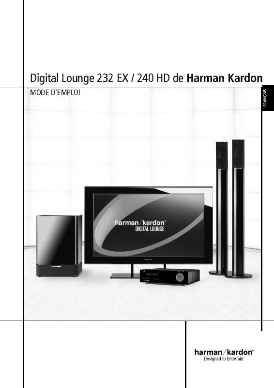 Guide utilisation HARMAN KARDON DL 232EX  de la marque HARMAN KARDON