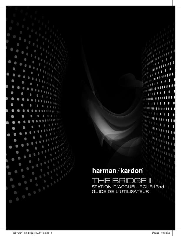 Guide utilisation HARMAN KARDON THE BRIDGE II  de la marque HARMAN KARDON