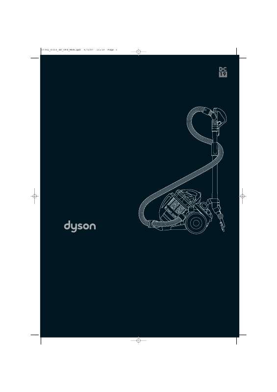 Guide utilisation DYSON DC19 de la marque DYSON