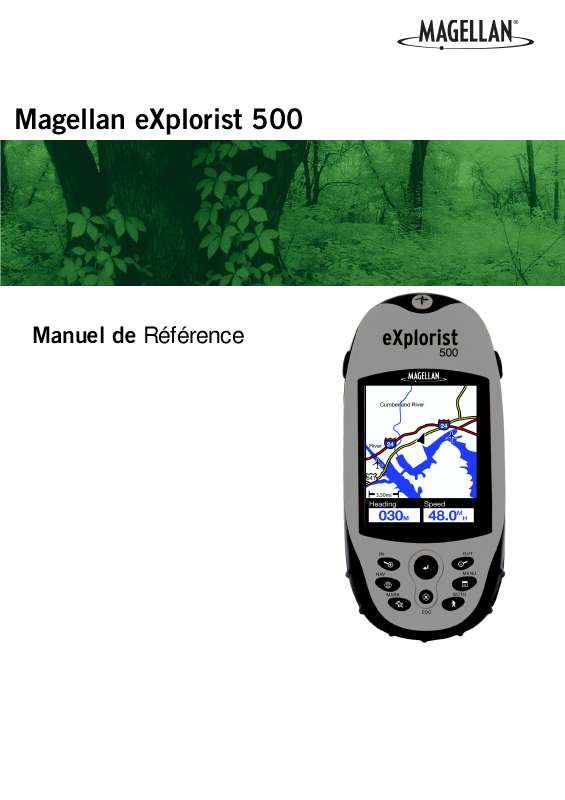 Guide utilisation MAGELLAN EXPLORIST 500  de la marque MAGELLAN
