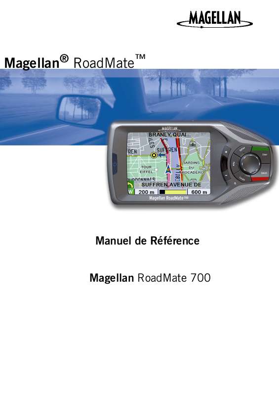 Guide utilisation MAGELLAN MRM 700EMEA  de la marque MAGELLAN
