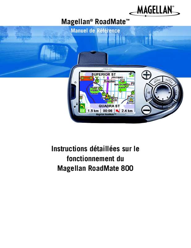 Guide utilisation MAGELLAN MRM 800NA  de la marque MAGELLAN