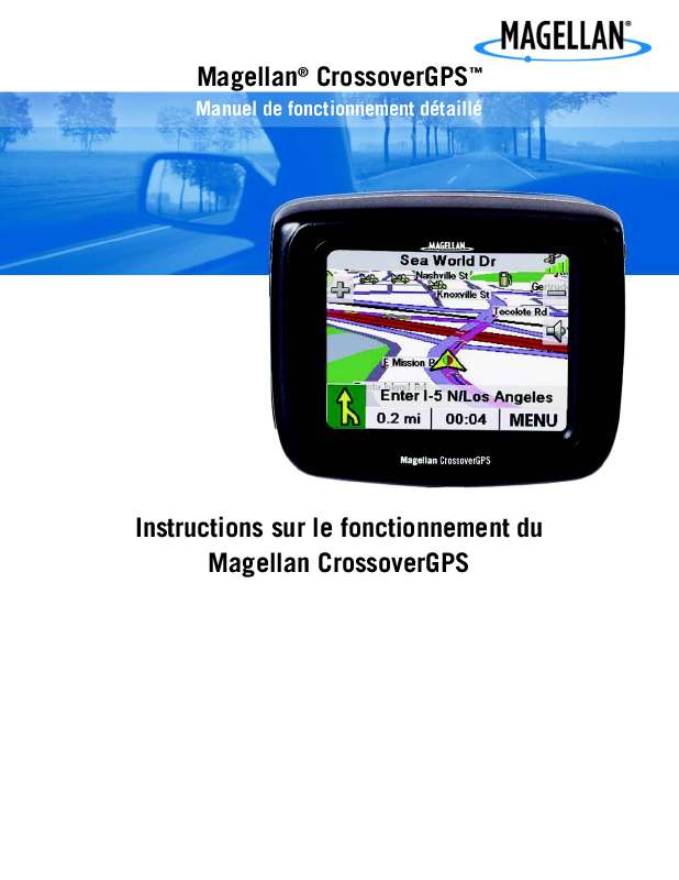 Guide utilisation MAGELLAN CROSSOVER GPS  de la marque MAGELLAN