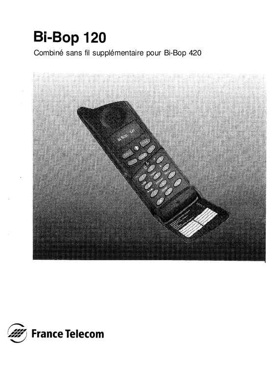 Guide utilisation  FRANCE TELECOM BIBOP420 COMBINEADD  de la marque FRANCE TELECOM