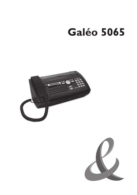 Guide utilisation  FRANCE TELECOM GALEO 5065  de la marque FRANCE TELECOM