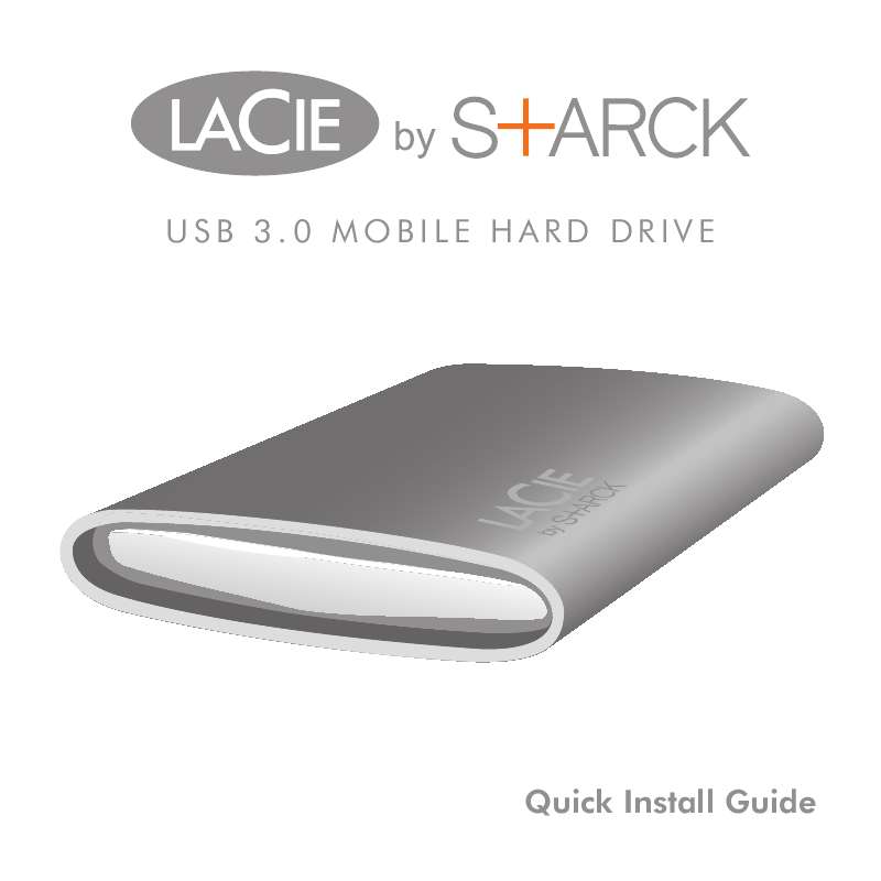 Guide utilisation  LACIE STARCK  de la marque LACIE