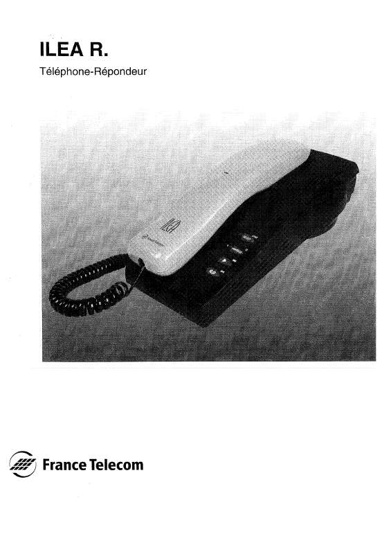 Guide utilisation  FRANCE TELECOM ILEA R  de la marque FRANCE TELECOM