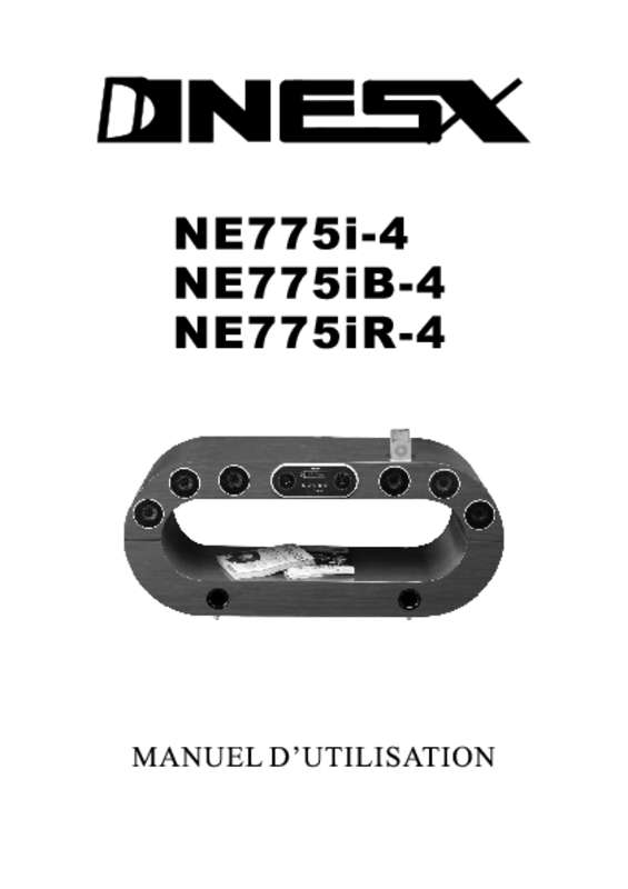 Guide utilisation  NESX NE-775I  de la marque NESX