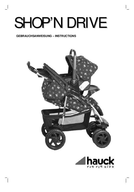Guide utilisation HAUCK SHOP N DRIVE  de la marque HAUCK