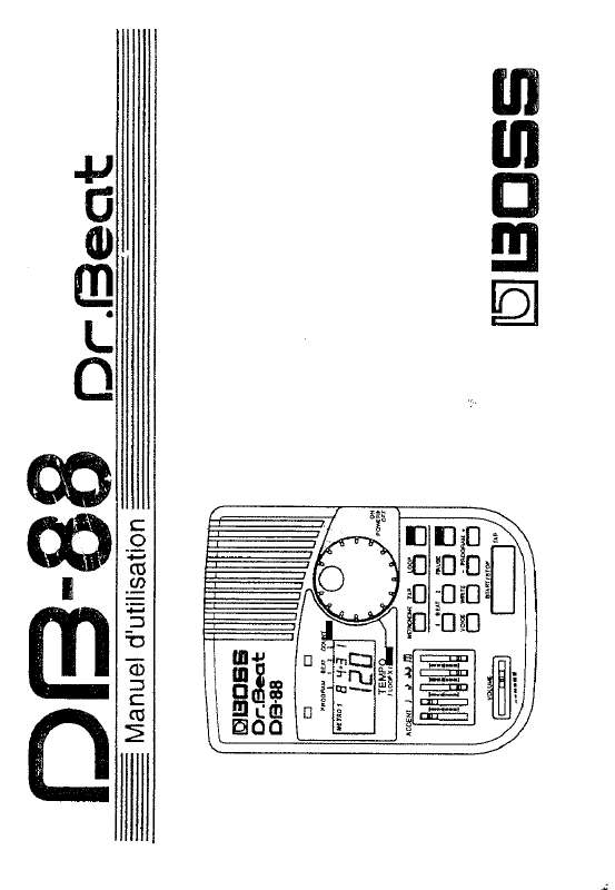 Guide utilisation BOSS DB-88  de la marque BOSS