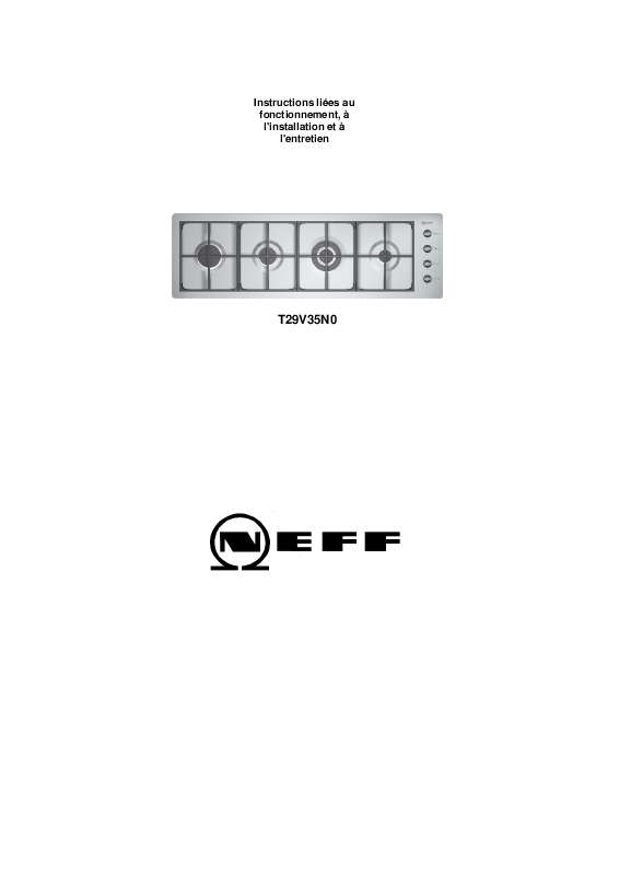 Guide utilisation NEFF T29V35N0 de la marque NEFF