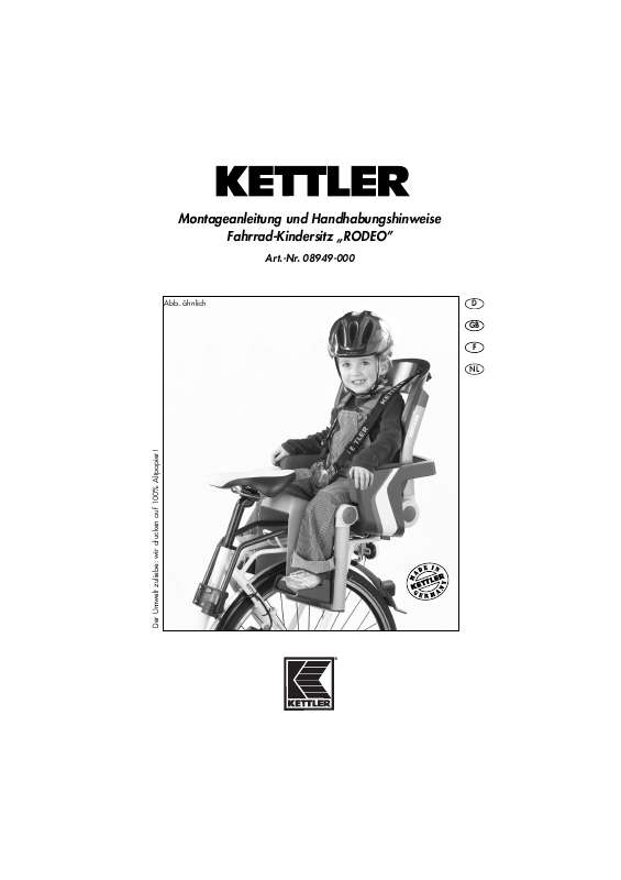 Guide utilisation  KETTLER RODEO  de la marque KETTLER