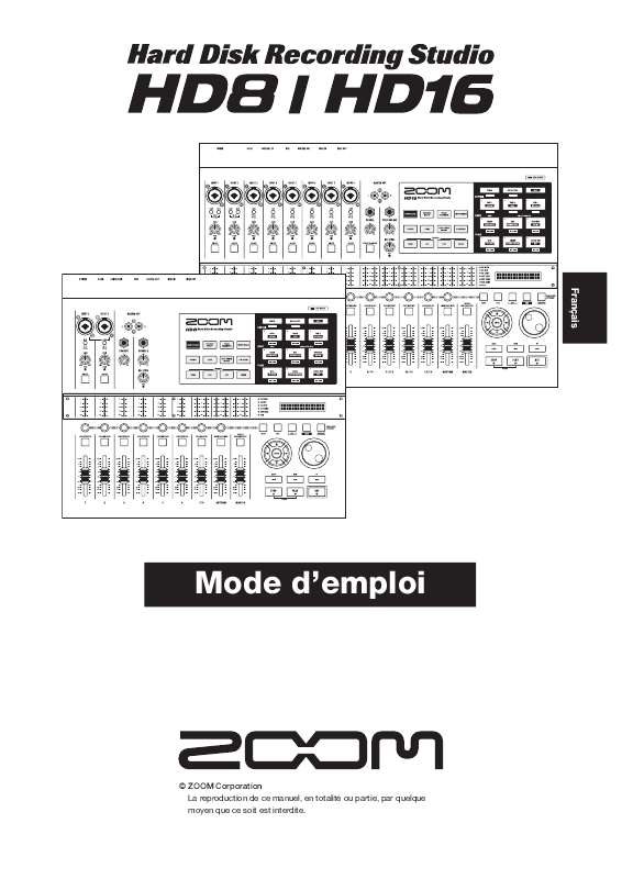 Guide utilisation  ZOOM HD16  de la marque ZOOM