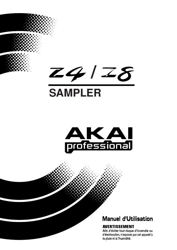 Guide utilisation  AKAI Z4  de la marque AKAI
