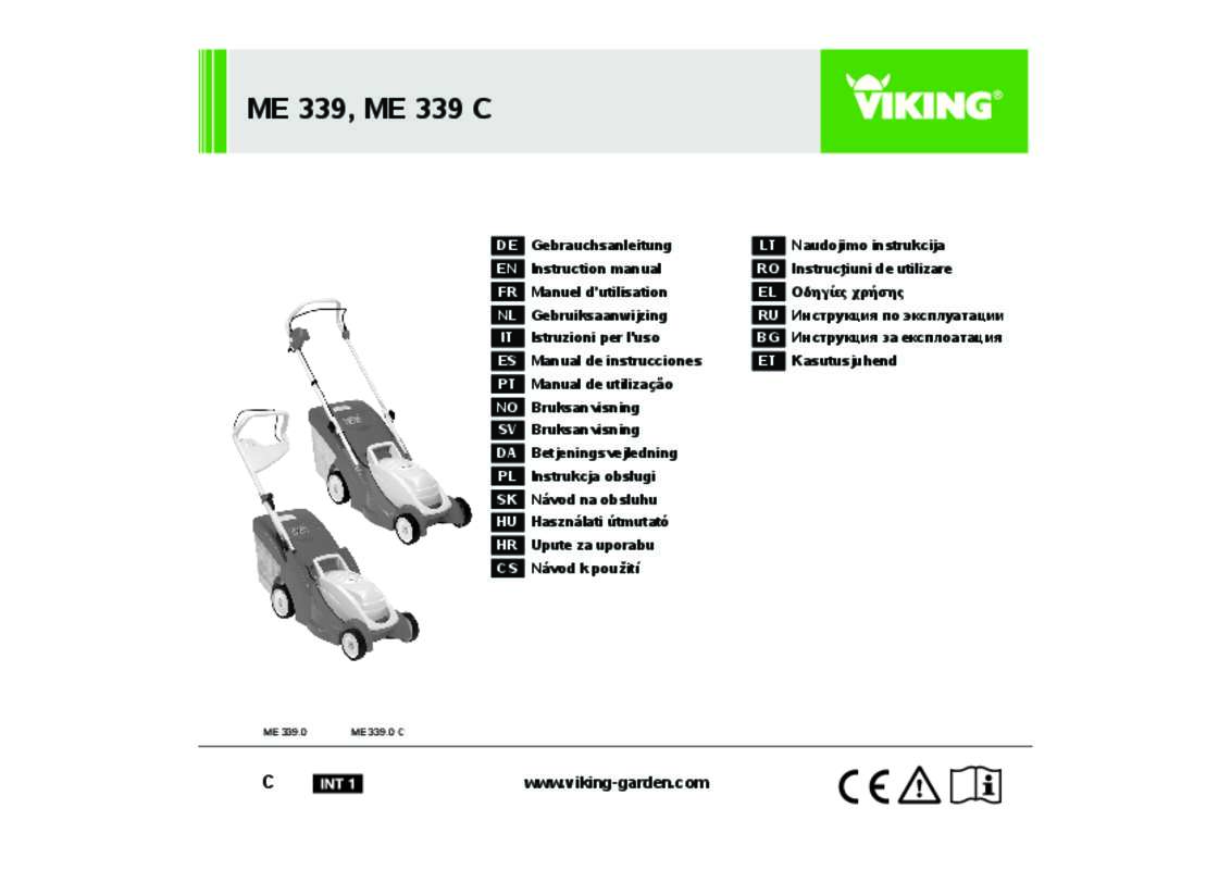 Guide utilisation VIKING ME 339  de la marque VIKING
