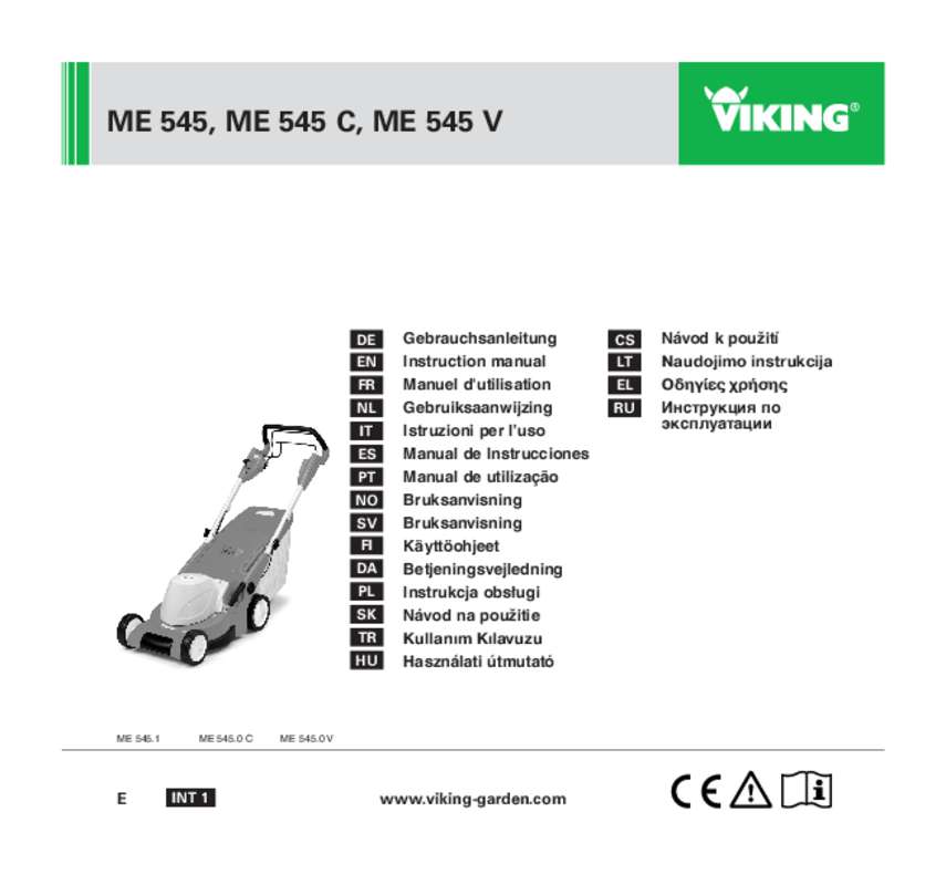 Guide utilisation VIKING ME545V  de la marque VIKING