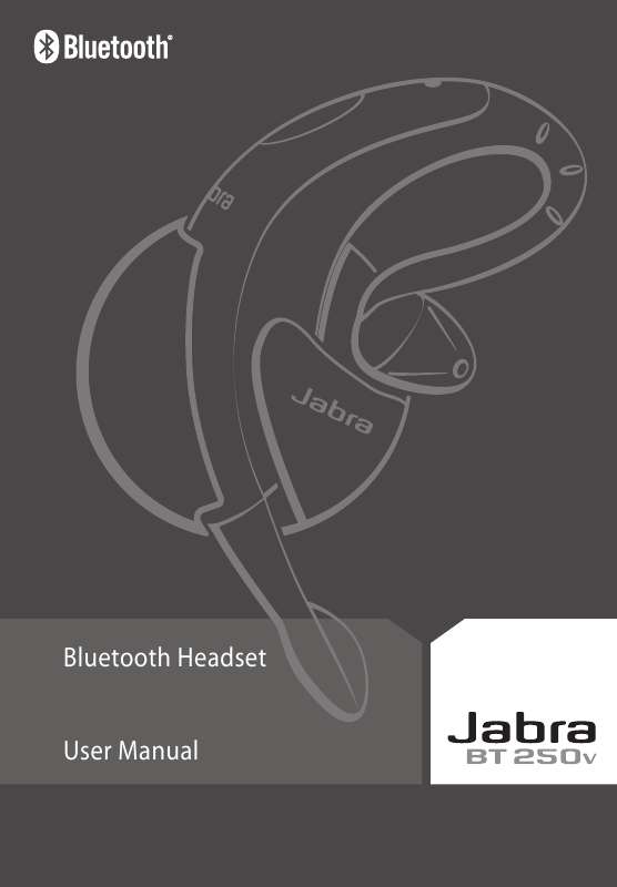 Guide utilisation JABRA BT 250V  de la marque JABRA
