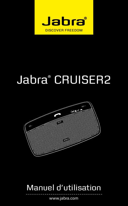 Guide utilisation JABRA CRUISER2  de la marque JABRA