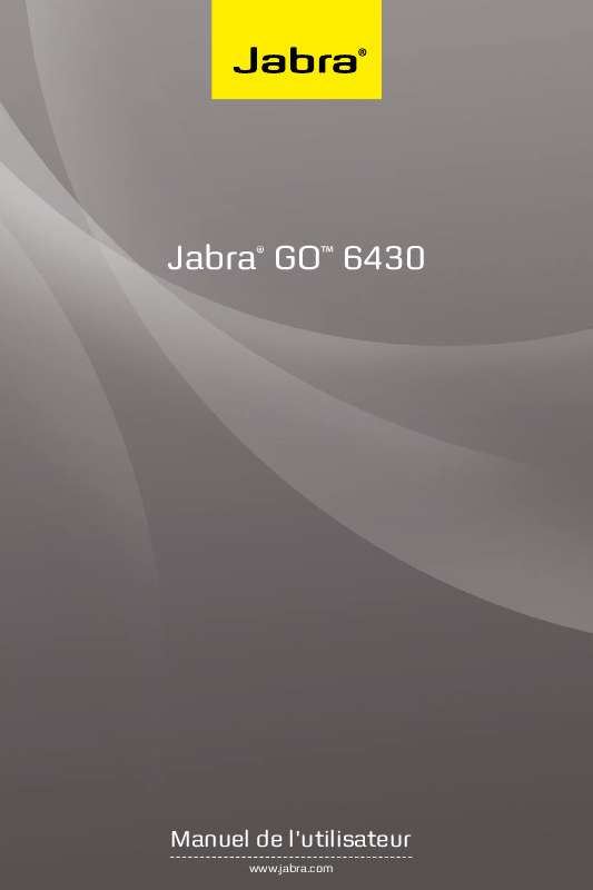 Guide utilisation JABRA GO 6430  de la marque JABRA