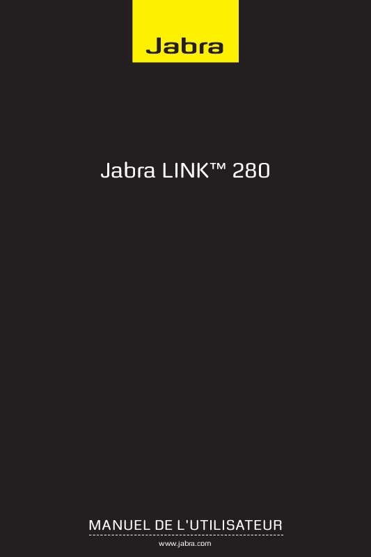 Guide utilisation JABRA LINK 280  de la marque JABRA
