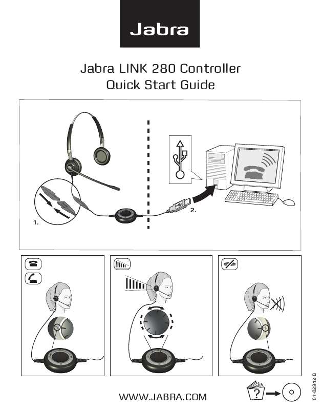 Guide utilisation JABRA LINK 280 CONTROLLER  de la marque JABRA