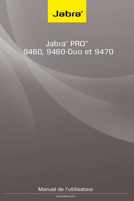 Guide utilisation JABRA PRO 9460 DUO  de la marque JABRA