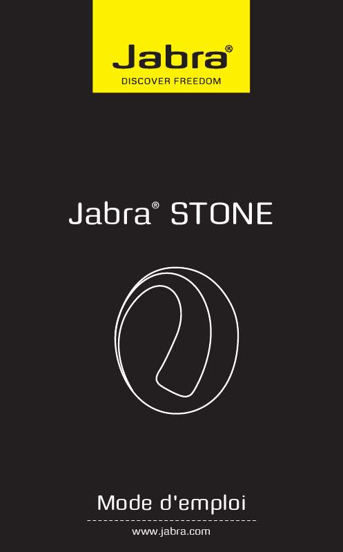 Guide utilisation JABRA STONE  de la marque JABRA