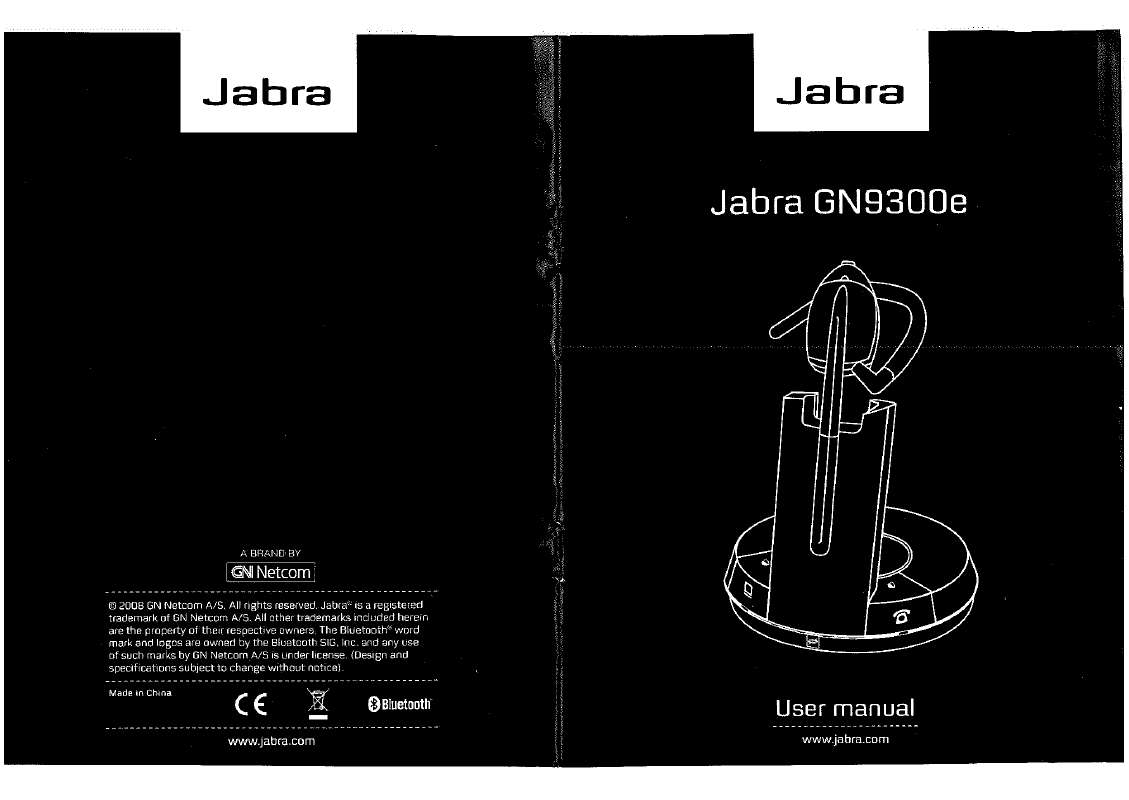 Guide utilisation JABRA GN9300E  de la marque JABRA