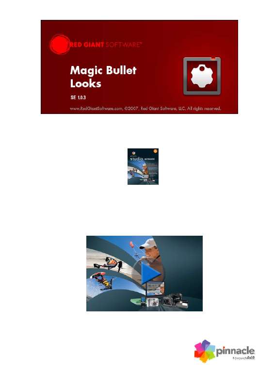 Guide utilisation  PINNACLE MAGIC BULLET LOOKS  de la marque PINNACLE