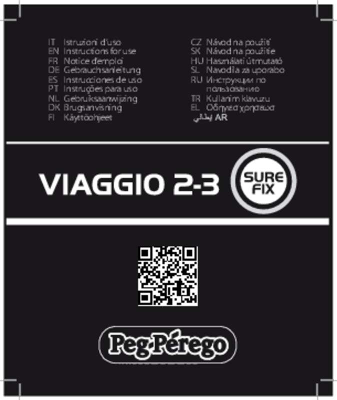 Guide utilisation PEG PEREGO VIAGGIO SUREFIX  de la marque PEG PEREGO