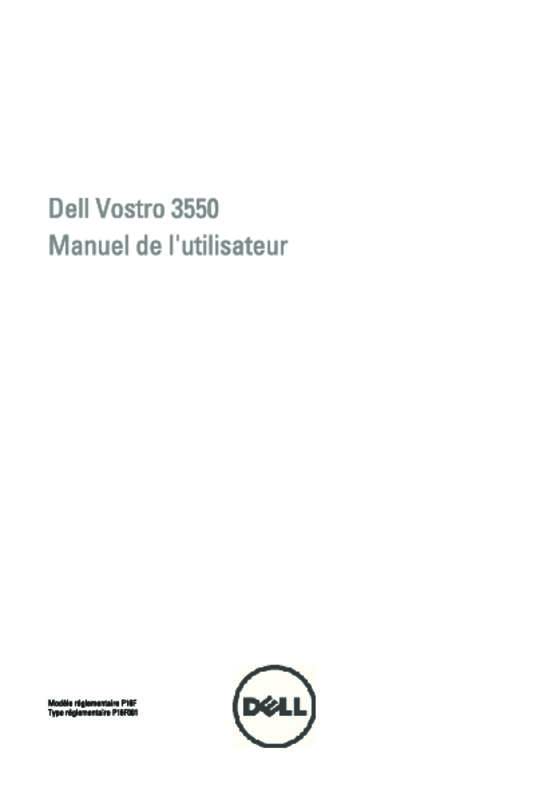 Guide utilisation DELL VOSTRO 3550  de la marque DELL
