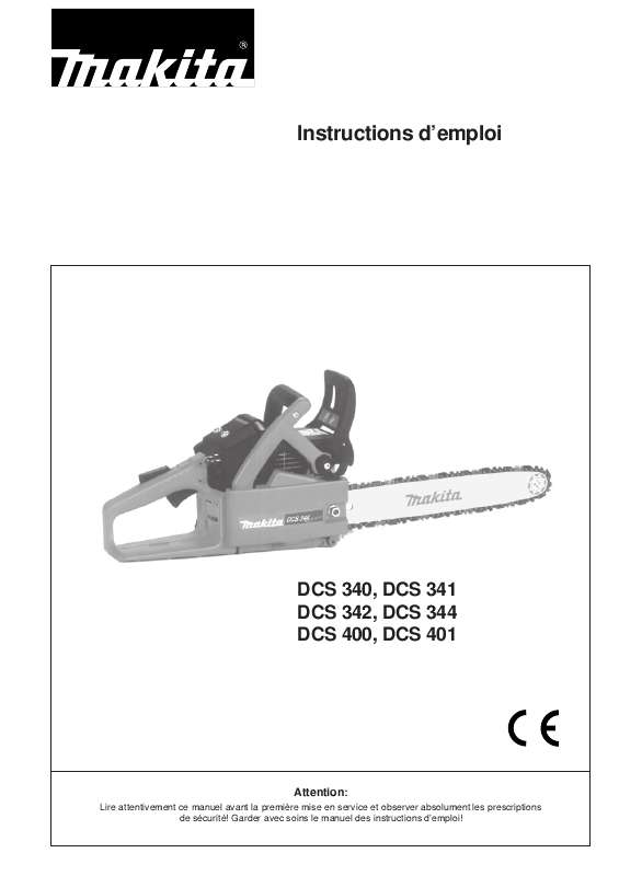 Guide utilisation DOLMAR DCS341S40  de la marque DOLMAR